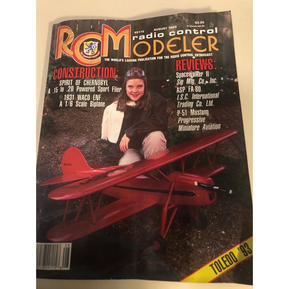 RC Modeler  Magazine    ‎ August 1993     Spirit Of Chernoble